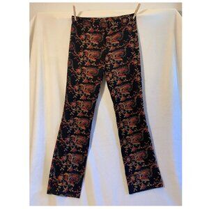 Nicole Miller vintage embroidered pants size 6